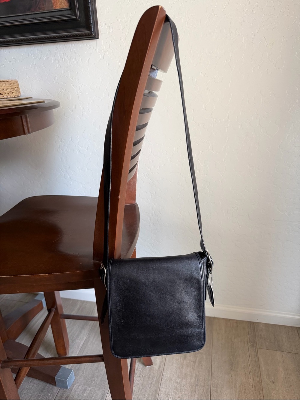 Coach Y2K Black Legacy Small Flap